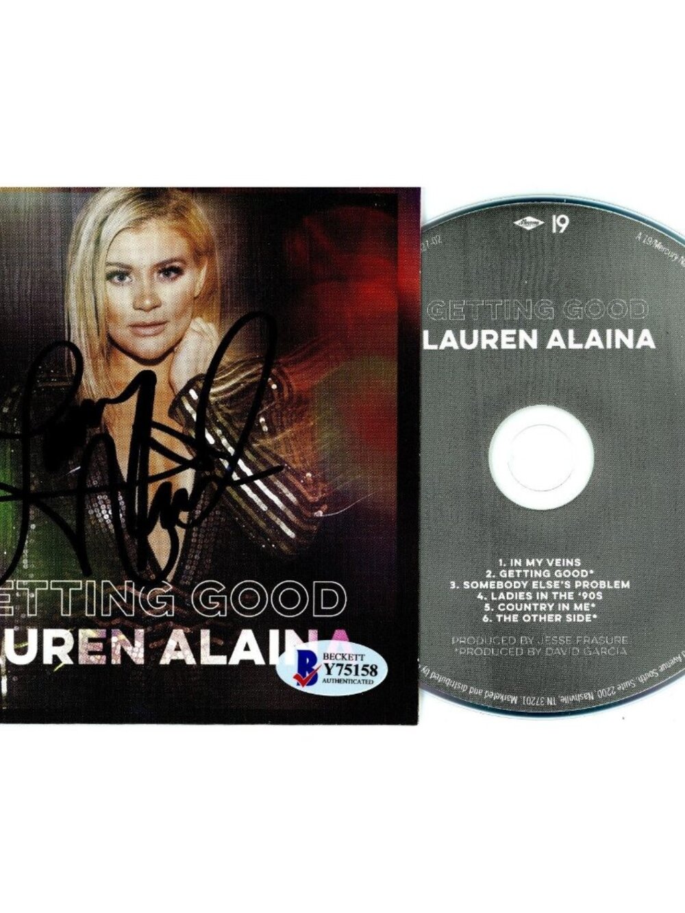 Lauren Alaina Signed CD Getting Good Beckett BAS COA Country Pop